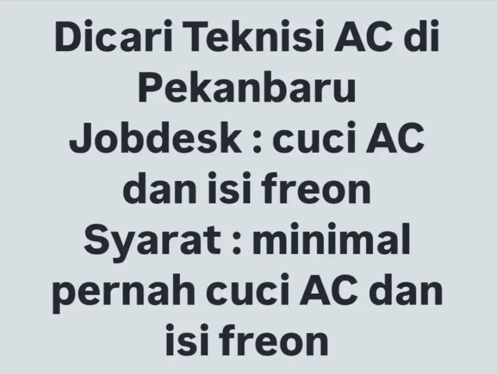 JAYA AC CUCI AC DAN ISI FREON