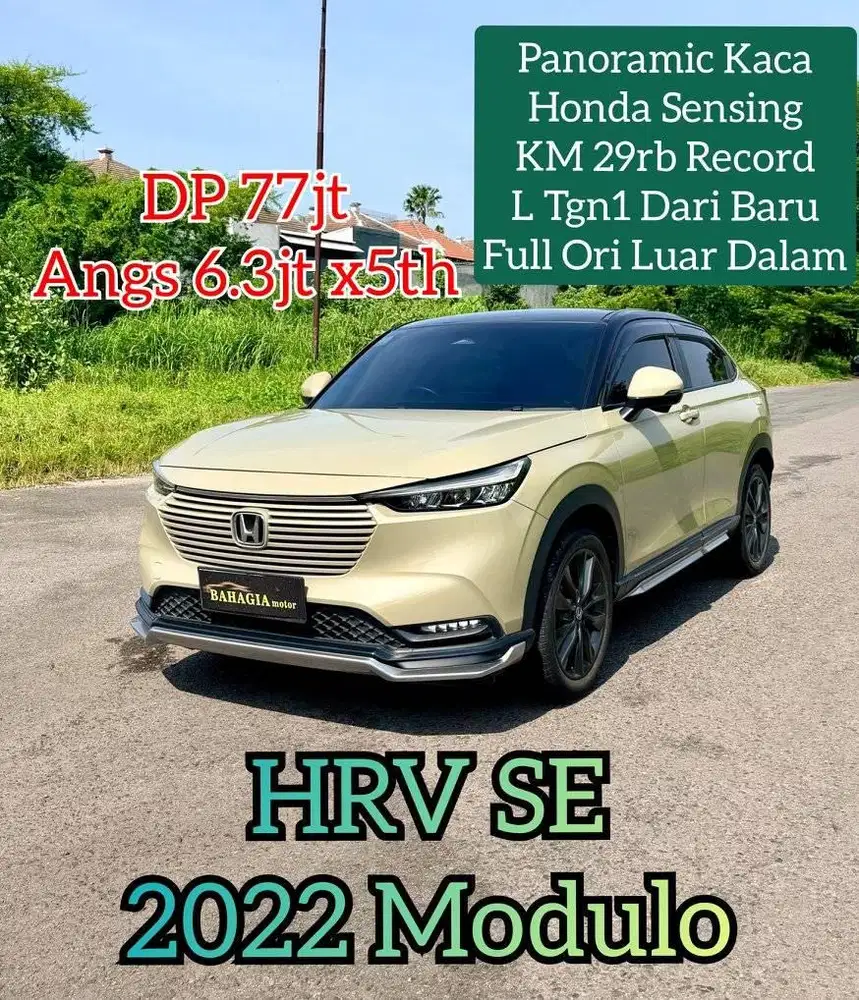 (Low KM) HRV SE 2022 Panoramic Sunroof Coklat Sand Khaki 2023 RS E