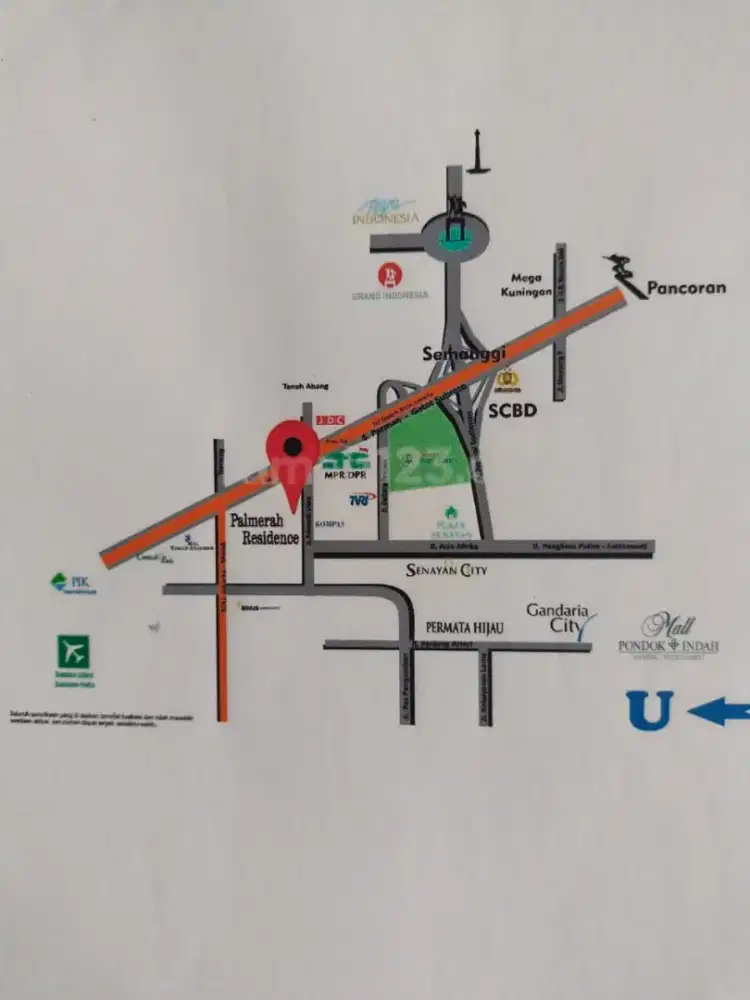 Disewakan Rumah Bagus 4 Lantai Siap Huni dan Bebas Banjir di Palmerah