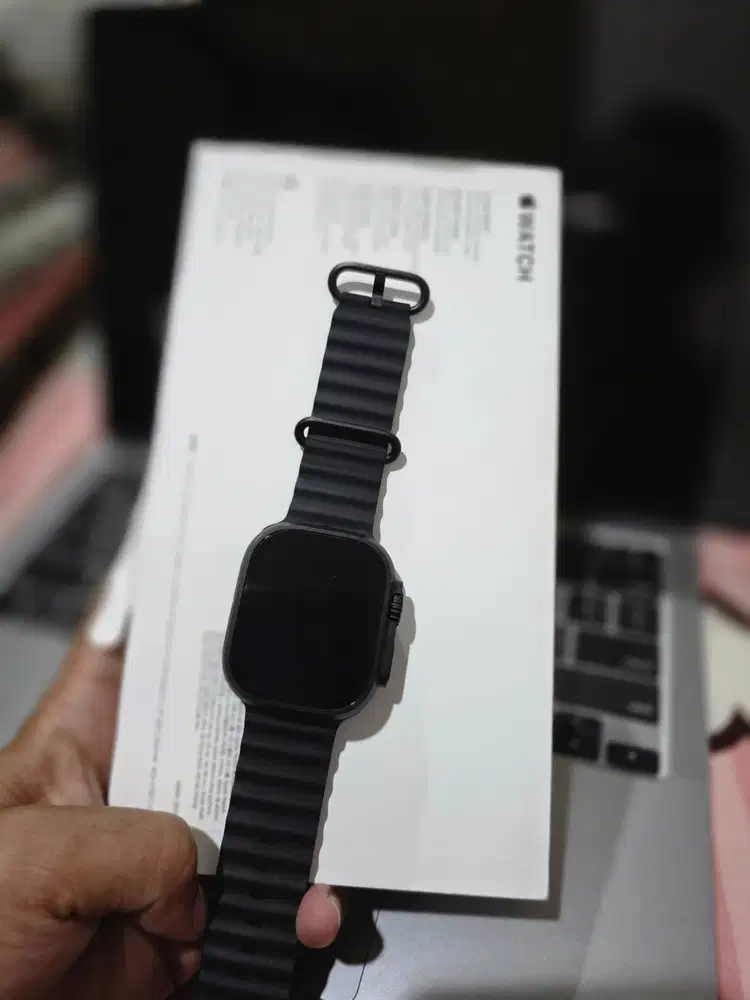 Apple Watch Ultra 3 49mm Black Ocean Band