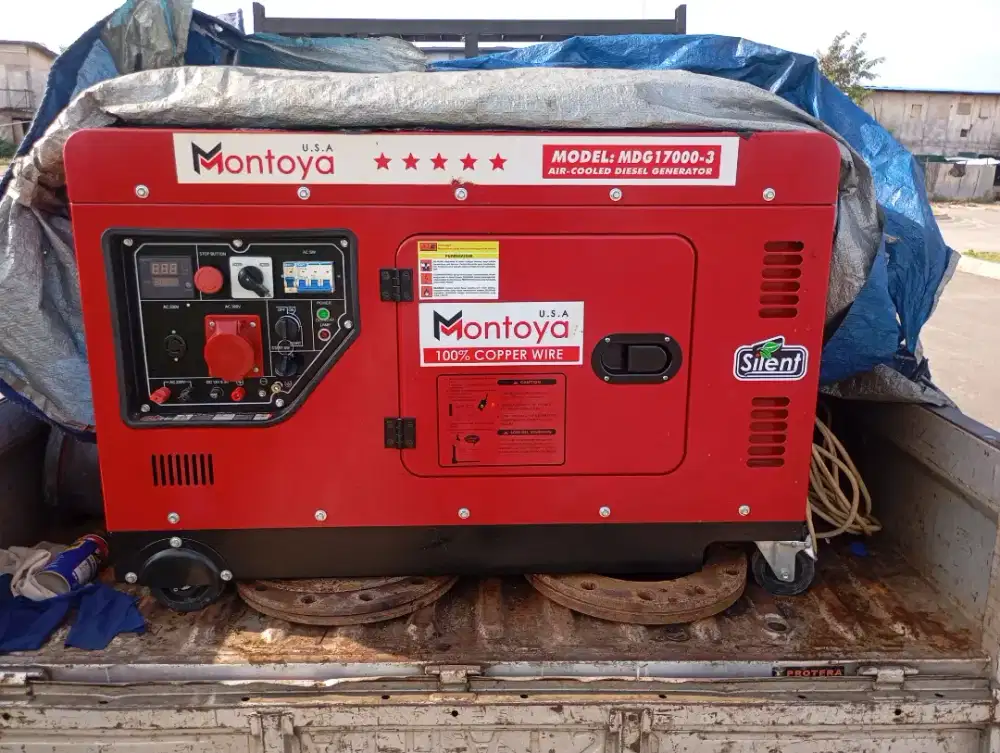 Genset montoya Model = MDG 17000-3 ( Air - Cooled Diesel Generator )