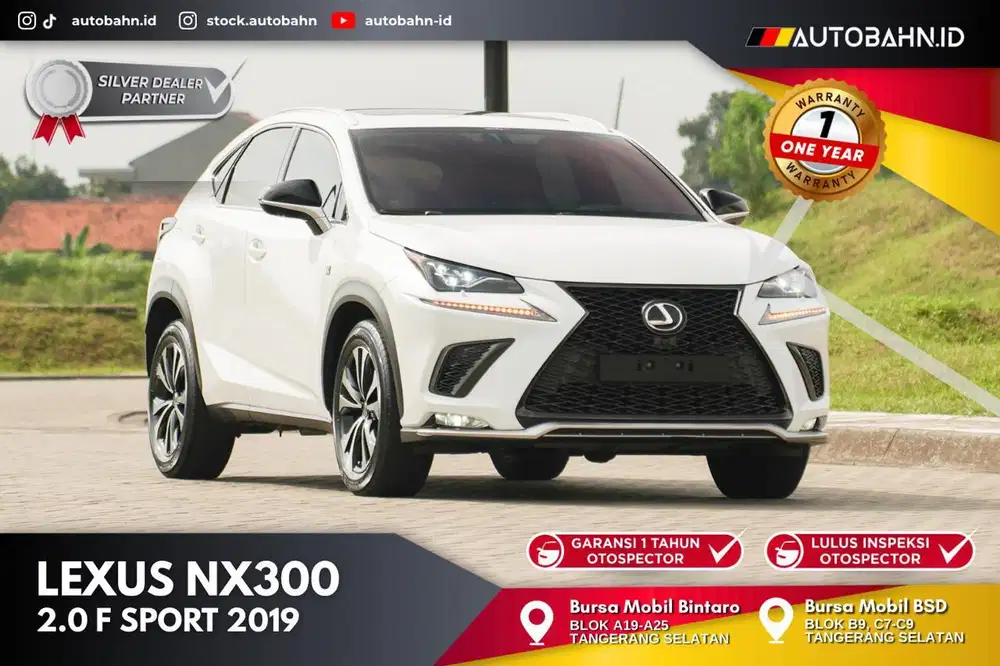 Serba Privilege! Lexus NX300 F-Sport 2019 Panoramic RSE Fully Opty!