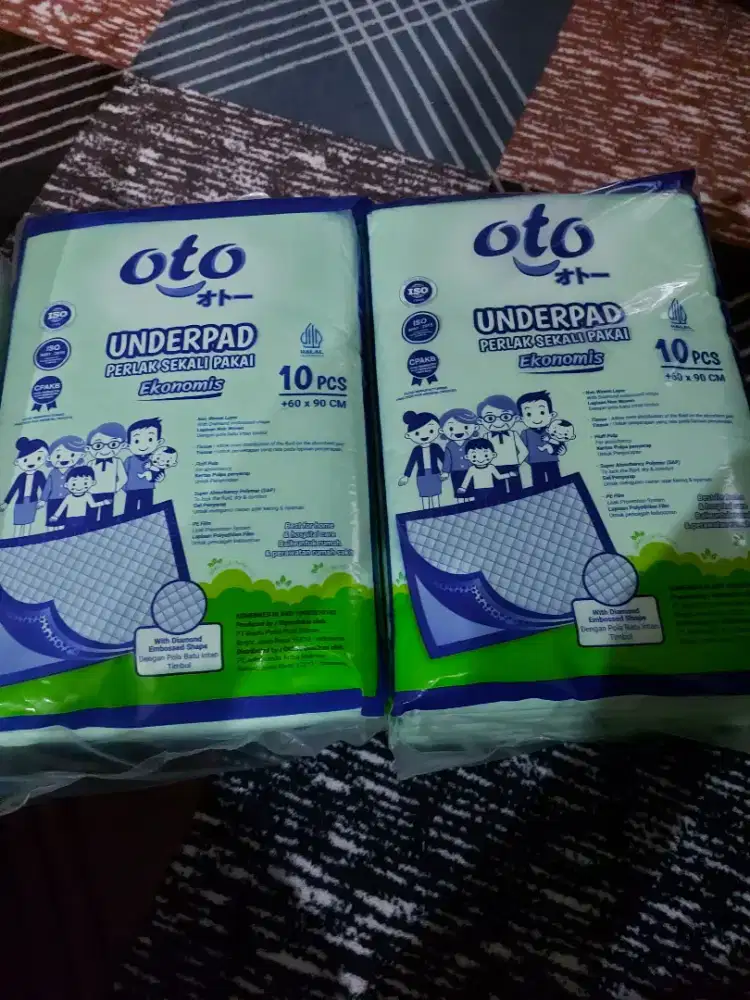 Pampers rekat dan underpad dewasa