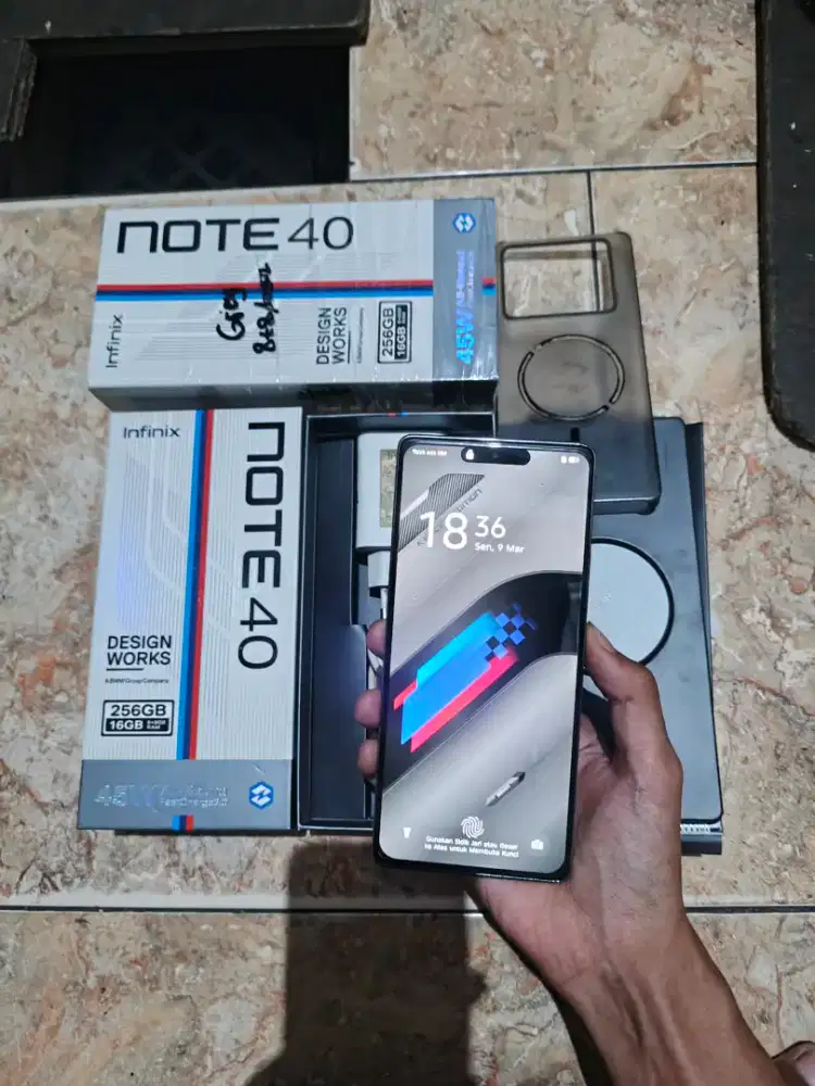 Infinix Note 40 BMW Limited Edition Ram 8+8/256 Fullset