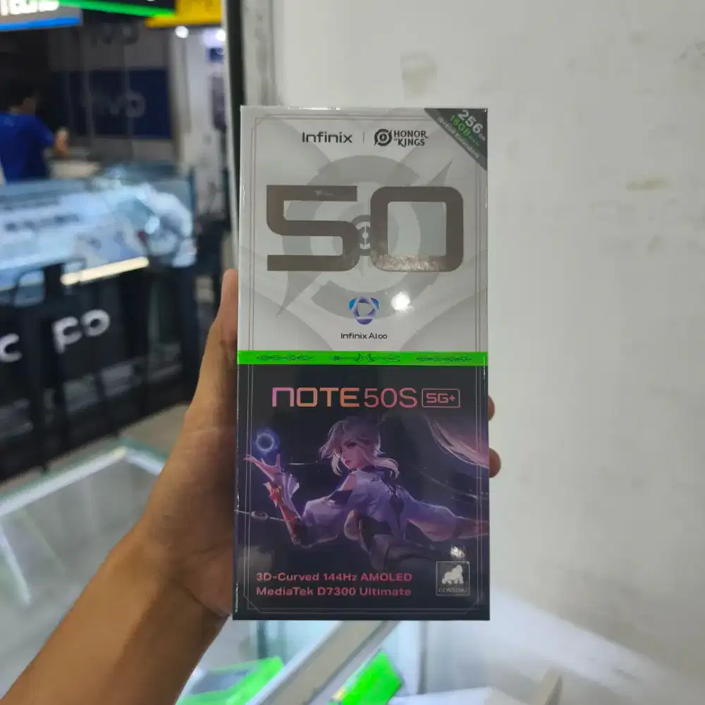 Infinix Note 50S 5G 8/256 Baru Segel Garansi Resmi