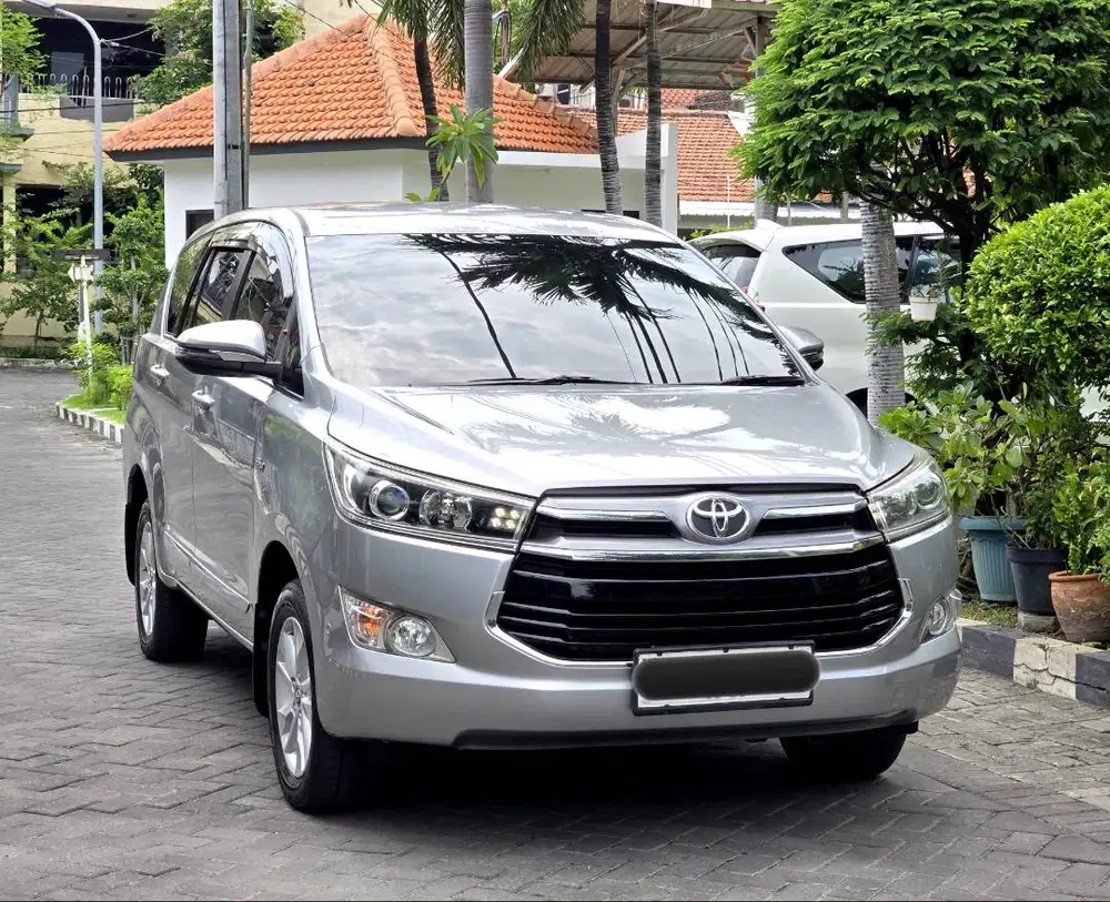 NEW TOYOTA INNOVA V LUX BENSIN MANUAL 2017 WARNA ABU ABU