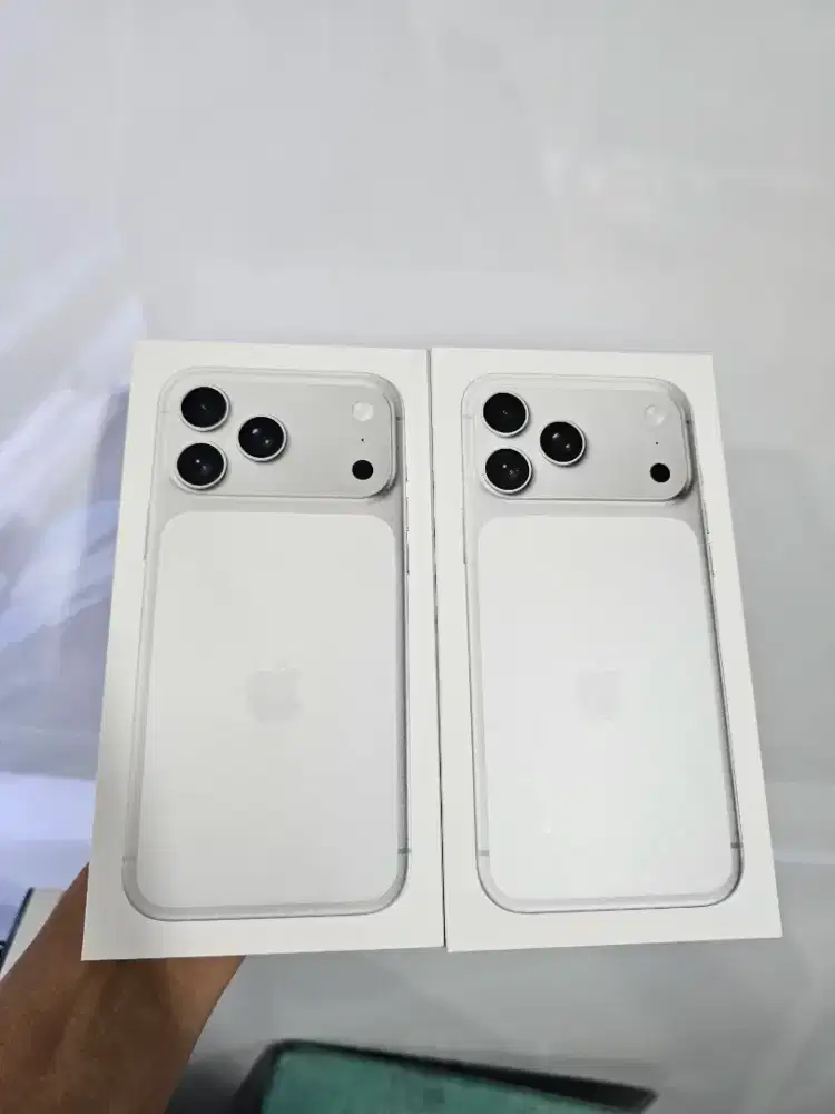 Iphone 17 promax 256gb silver new garansi ibox