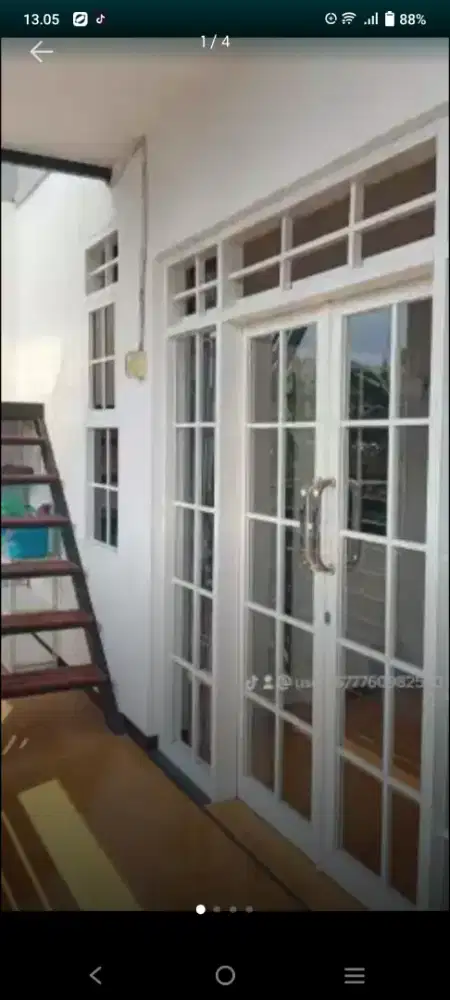 Cendela geser lipat dr almunium