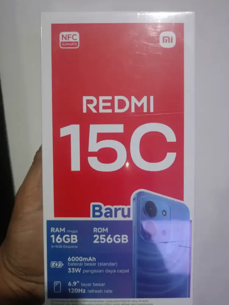 Redmi 15c ram 8+8/256