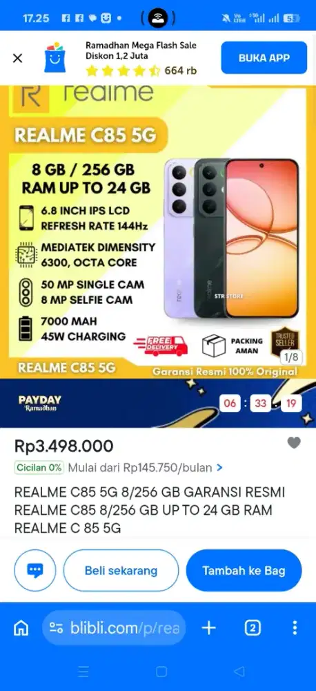 Jual realme C85 5G 8/256