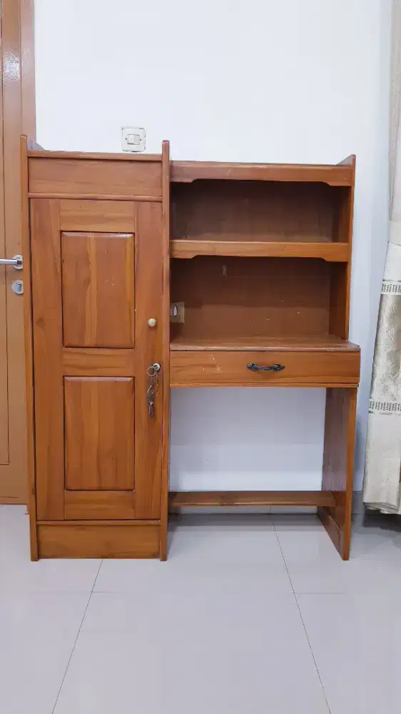 [JUAL CEPAT] Meja Belajar Anak Full Jati Asli & Anti Rayap (Second)