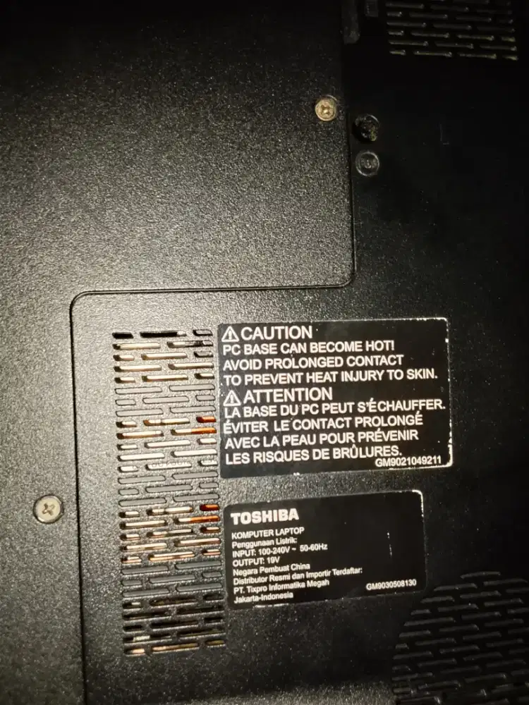 Toshiba L735 Core I3