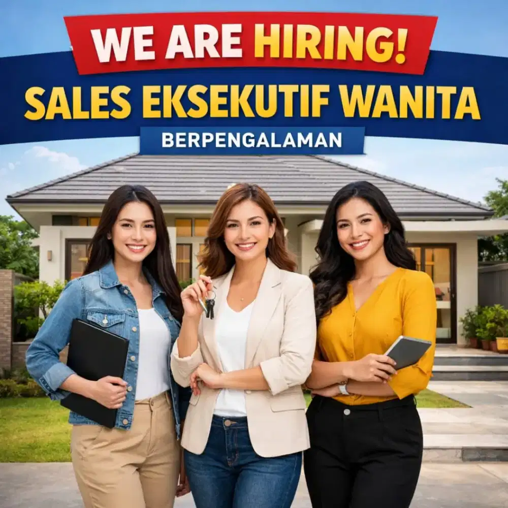 Sales Executive Wanita Berpengalaman