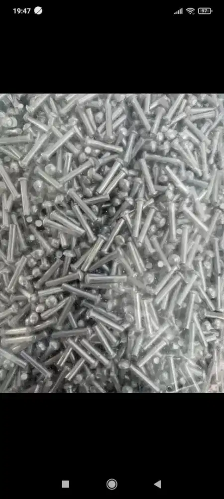 Paku Keling Aluminium (Aluminum Solid Rivet) 2 mm x 10 mm