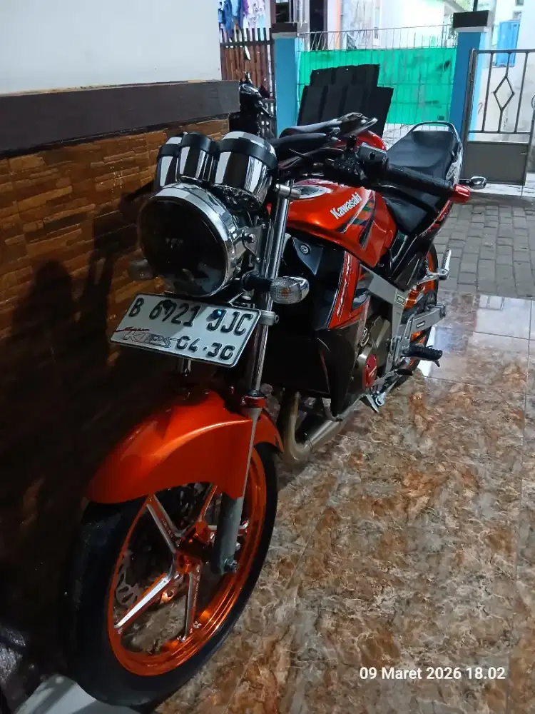 Kawasaki ninja R up ss 2015 asli orange