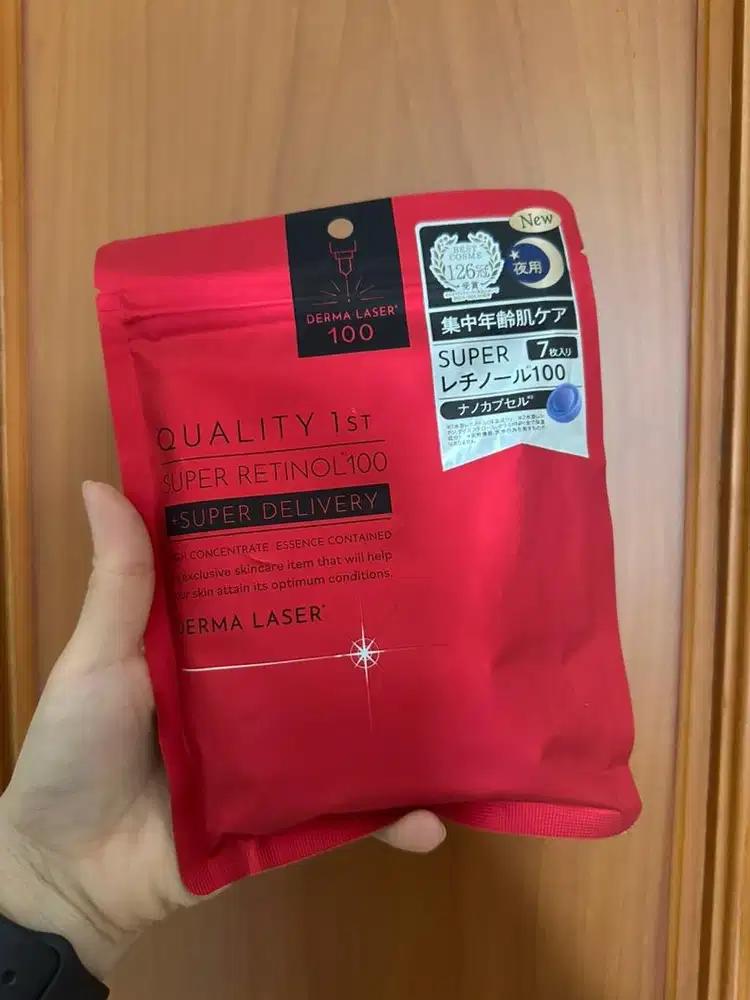 Derma laser merah masker wajah untuk kriput dan anti aging