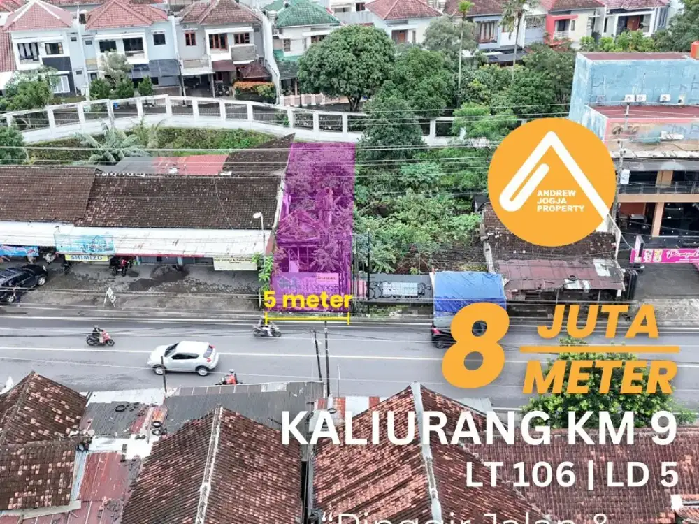 Jual Tanah Pinggir Jalan Kaliurang Km 9 Harga Murah Cocok Untuk Usaha