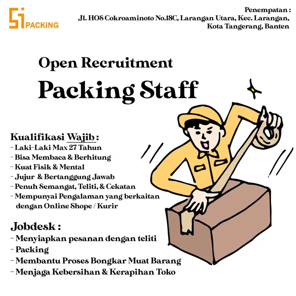 Lowongan Staff Packing