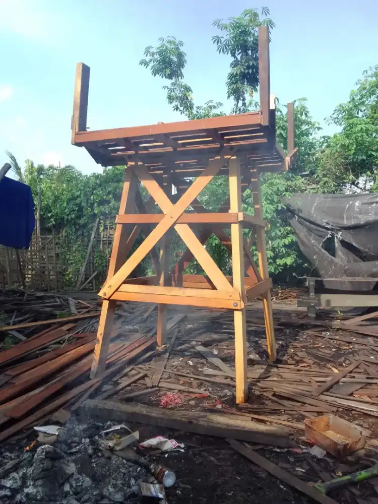 Tower tandon menara ulin dari pembuatannya