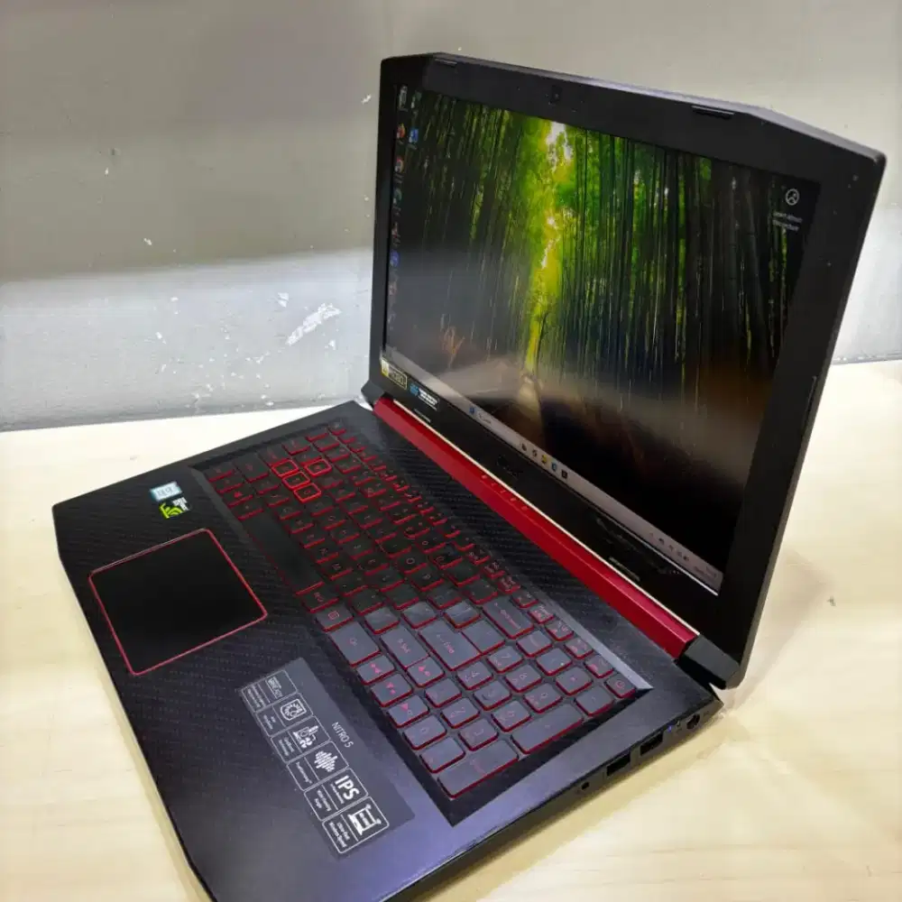 LAPTOP ACER NITRO 5 CORE I7 GEN 8 SSD 256GB+HDD 1TB RAM 16GB VGA 6GB