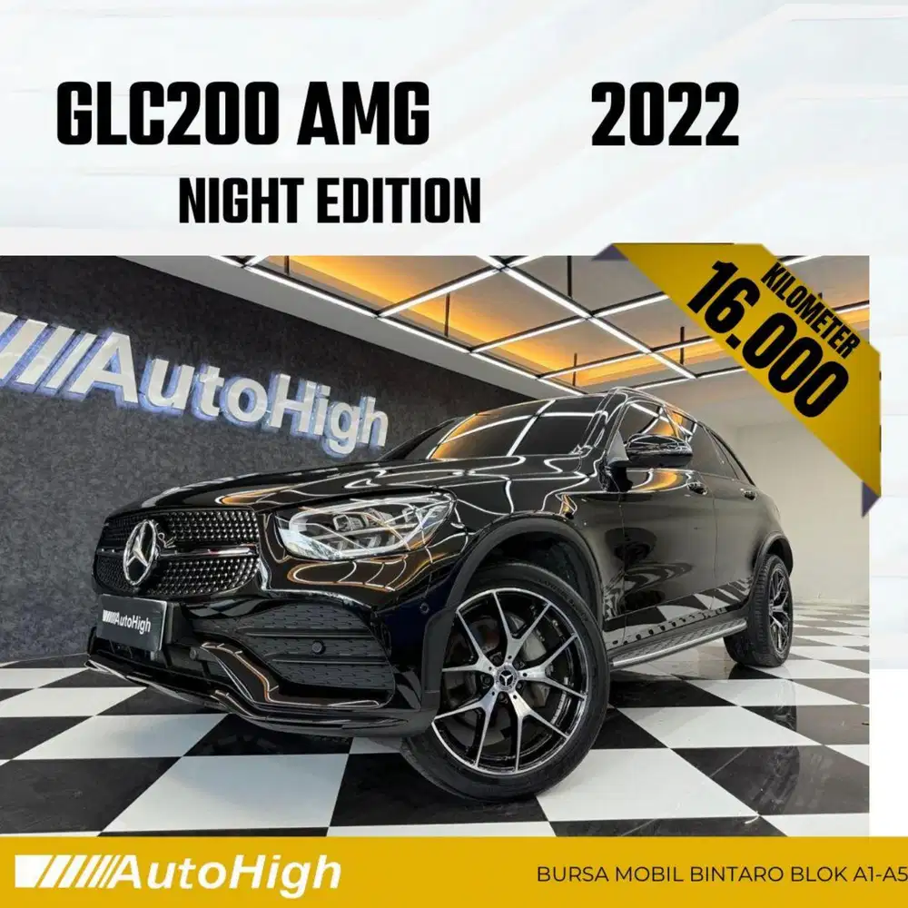 DP10% [Km16.000] GLC200 AMG 2022 Black / GLC 200 Reg 2020 #AUTOHIGH
