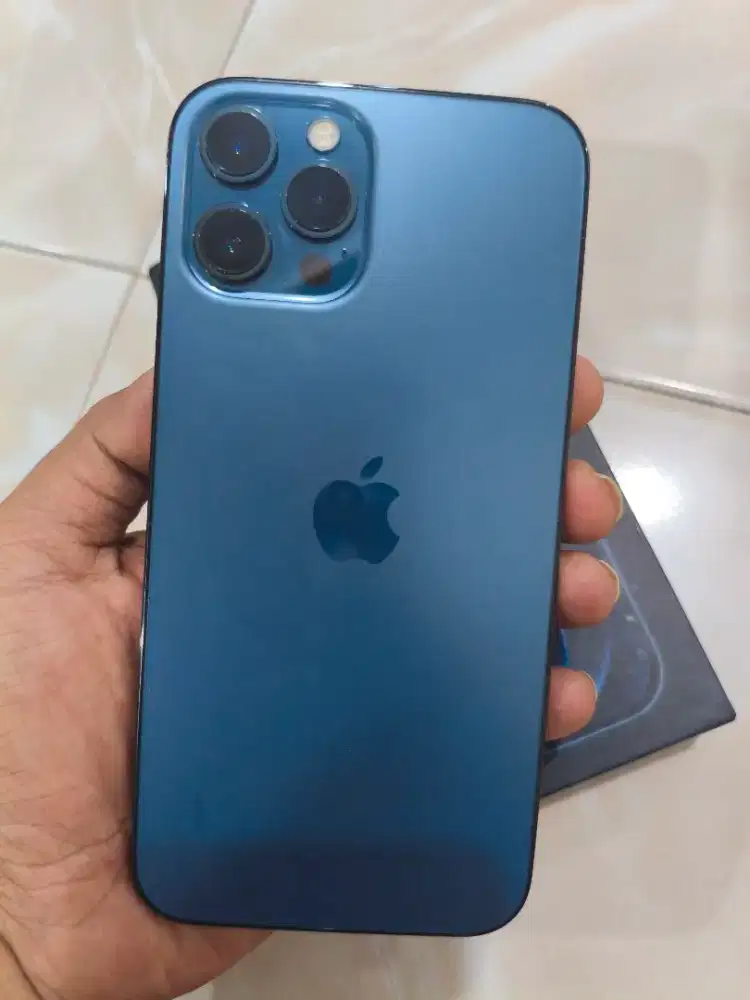 Iphone 12 pro max 256 ibox bh 72% bawaan
