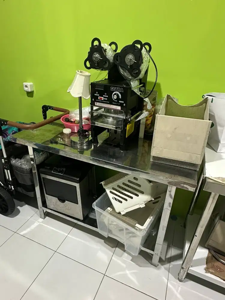 MEJA STAINLESS KECIL (MEJA SAJA)