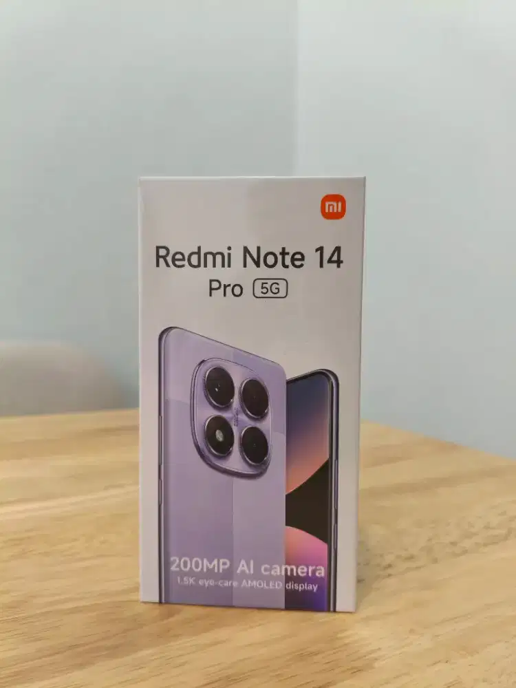 Xiaomi Redmi Note 14 Pro 5G Gold 8/256GB Segel Box Garansi Resmi