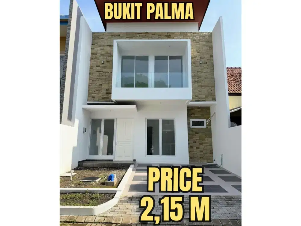 ‼️BARU GRESS‼️ MODERN MINIMALIS RUMAH BUKIT PALMA CITRALAND UTARA DEKAT SUPERINDO DAN SEKOLAH.