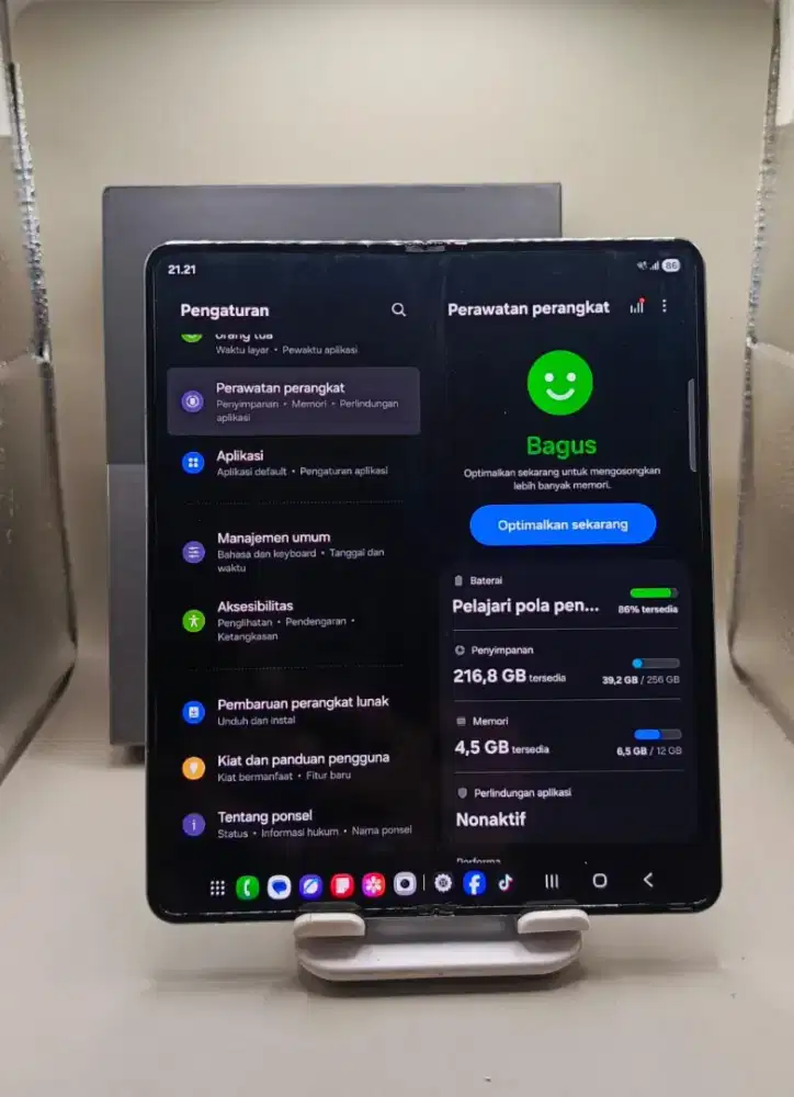 SAMSUNG Z FOLD 4 5G RAM 12/256 GB ORIGINAL SEIN NORMAL FULLSET