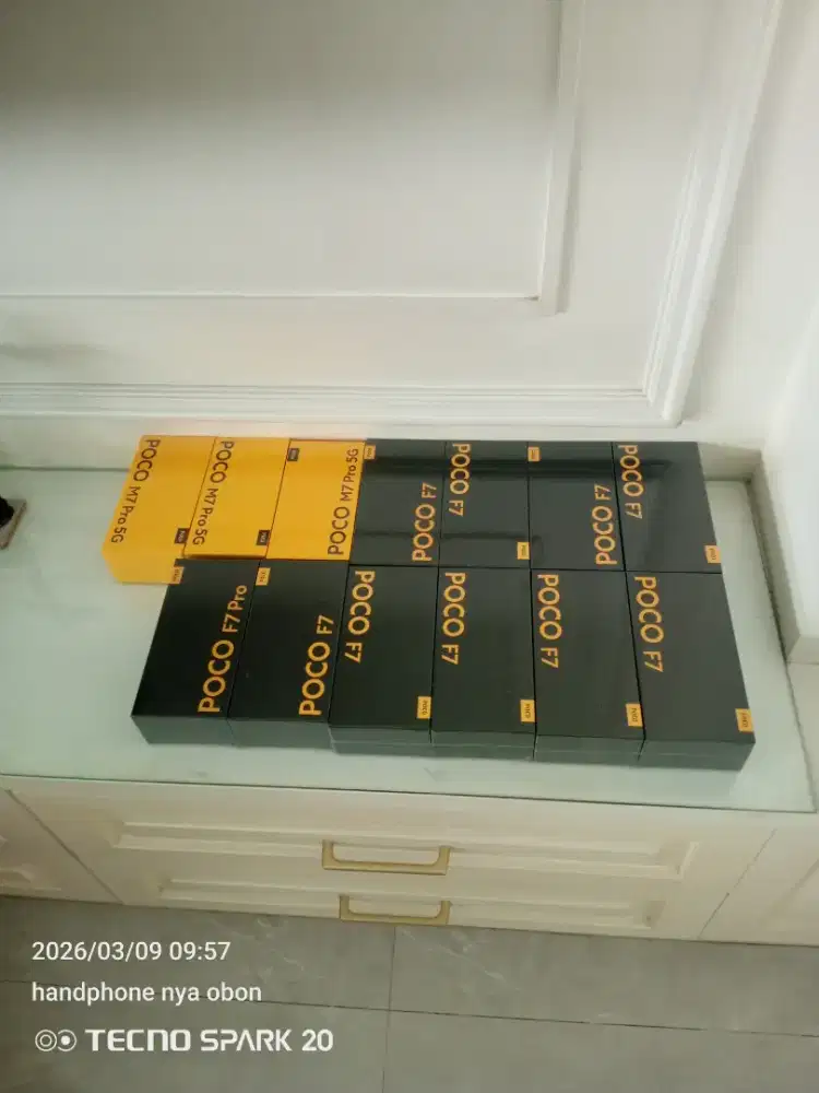 Poco f7 12/512 segel box baru