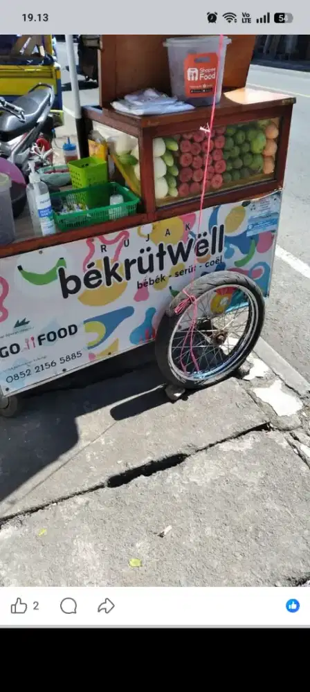 Jaga stand rujak ( TDK keliing )