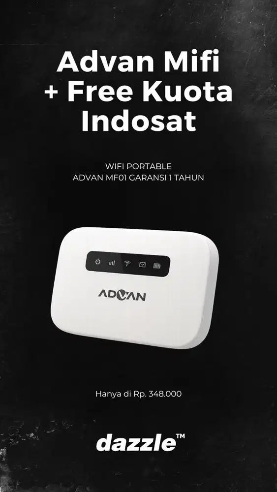 MODEM WIFI ADVAN MF01 GARANSI 1 TAHUN