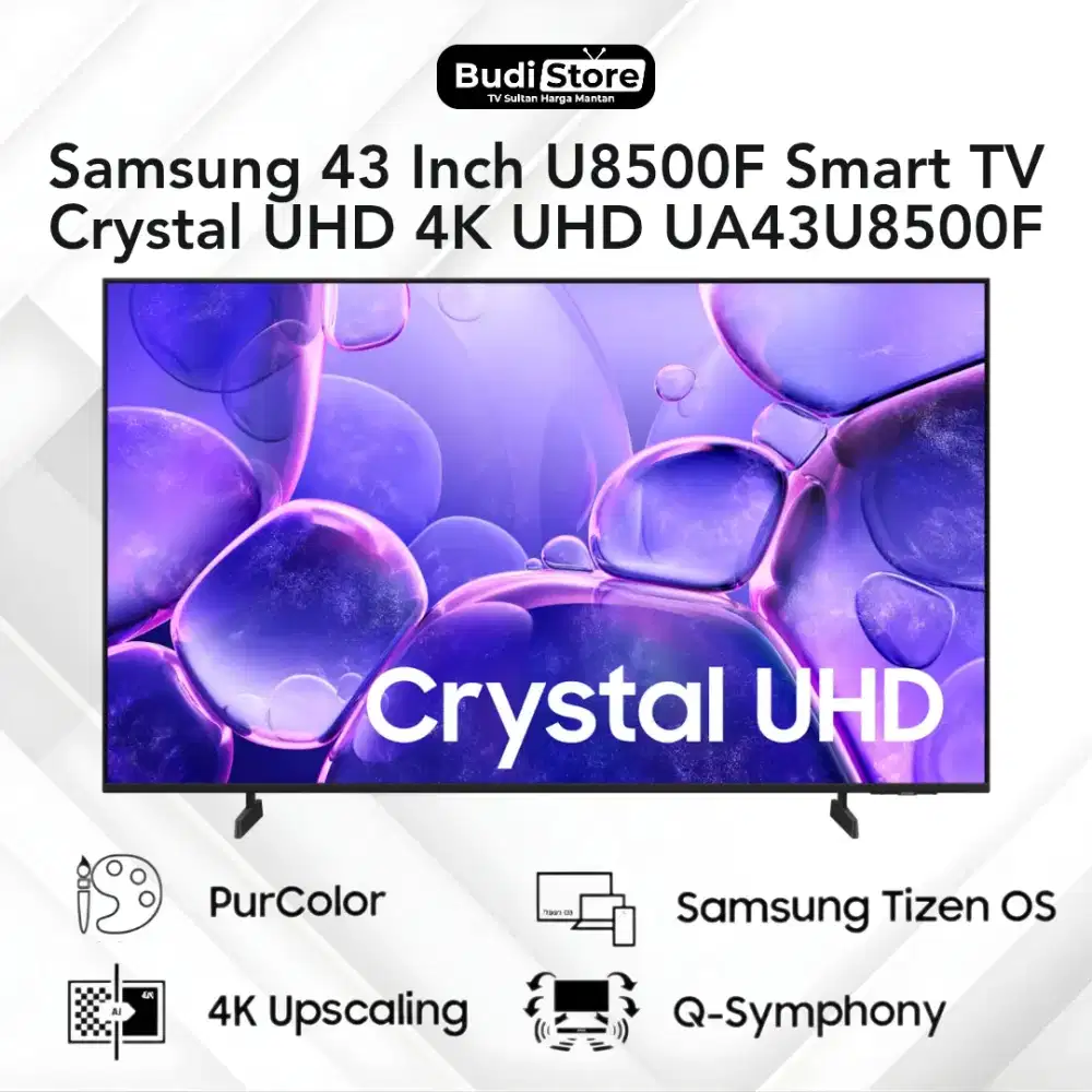 Samsung 43 Inch U8500F Crystal UHD 4K Smart TV UA43U8500FKXXD
