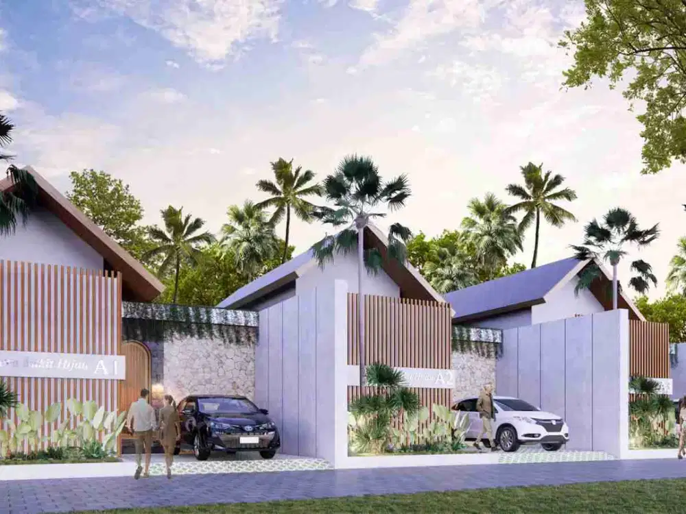 Di jual vila inden SHM 2 bedroom strategis dekat pantai Jimbaran