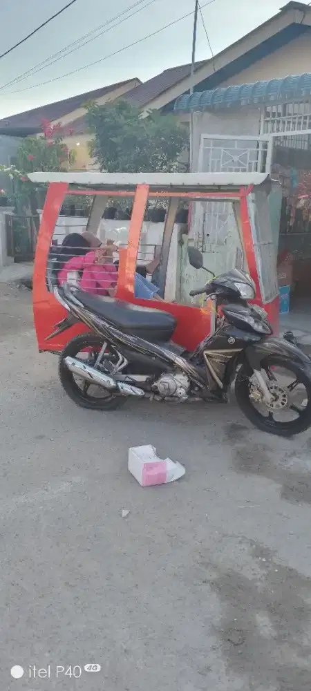Becak pribadi jarang di pakai