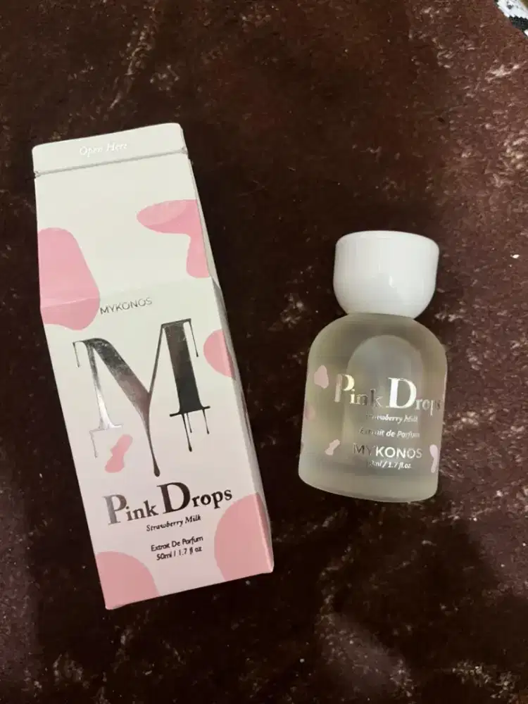 preloved parfume pink drop by mykonos