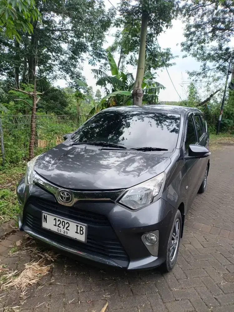 Toyota Calya G Matic Abu-abu Grey 2016 LCGC Malang bukan ex Taxi Ojol