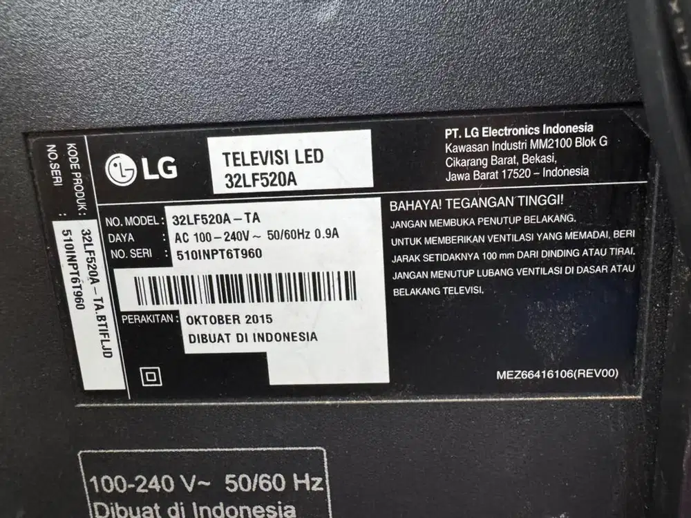 TV LG 32 LED 32LF520A