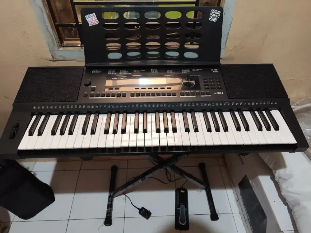 Keyboard Medeli M361 M 361 M-361 Organ Piano Electone