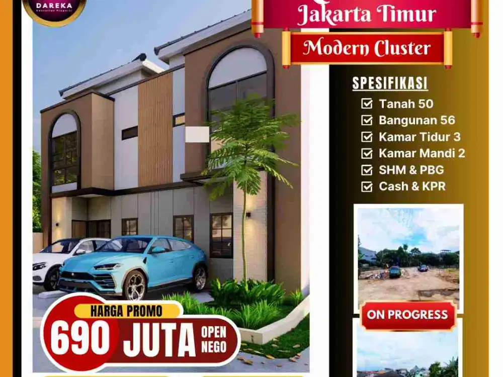 Dijual Rumah 2 Lantai Kalisari Jakarta Timur