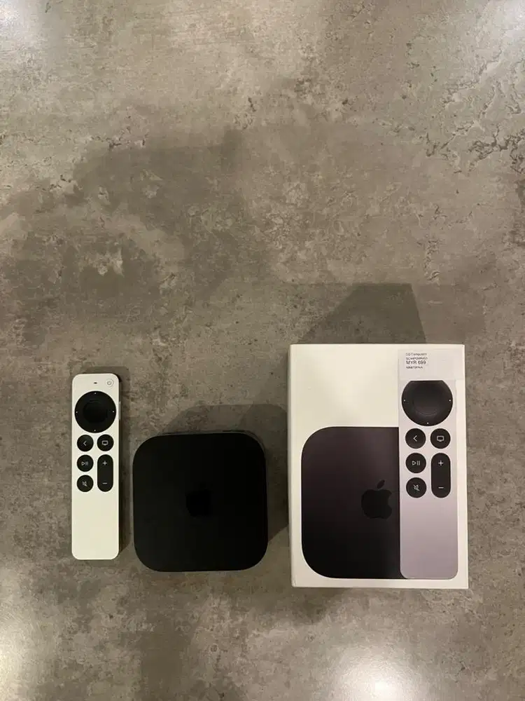 Apple TV 4K HDR 64GB Wifi second kondisi normal dan fullset