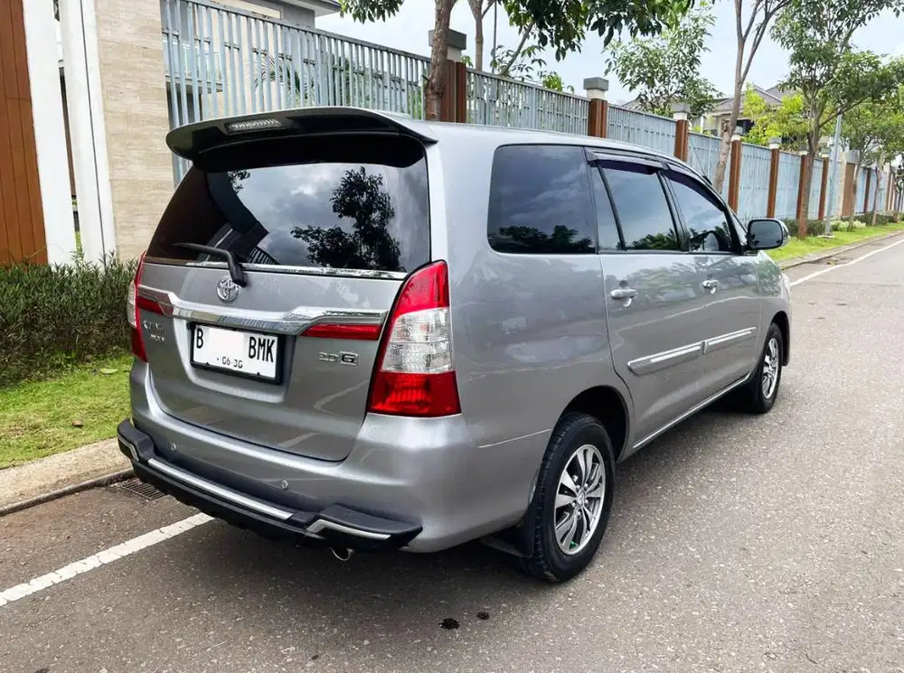 Toyota Kijang Innova 2015 2.0 G Matic Silver  Terawat NO PR Siap Luar