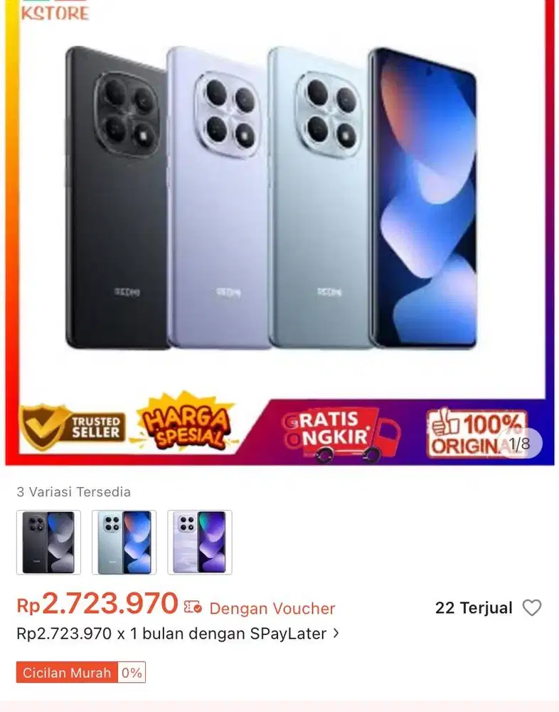 redmi note 15 pro 8/128 BARU