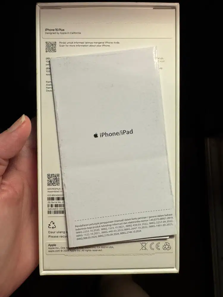 Iphone 16+ 128 Pink Ibox