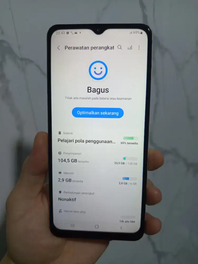 DIJUAL SAMSUNG GALAXY A12 RAM 6GB INTERNAL 128GB