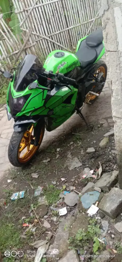 Kawasaki Ninja 250CC Mono fi Tahun 2014 PajakPanjg Mesin Halus SiapGas