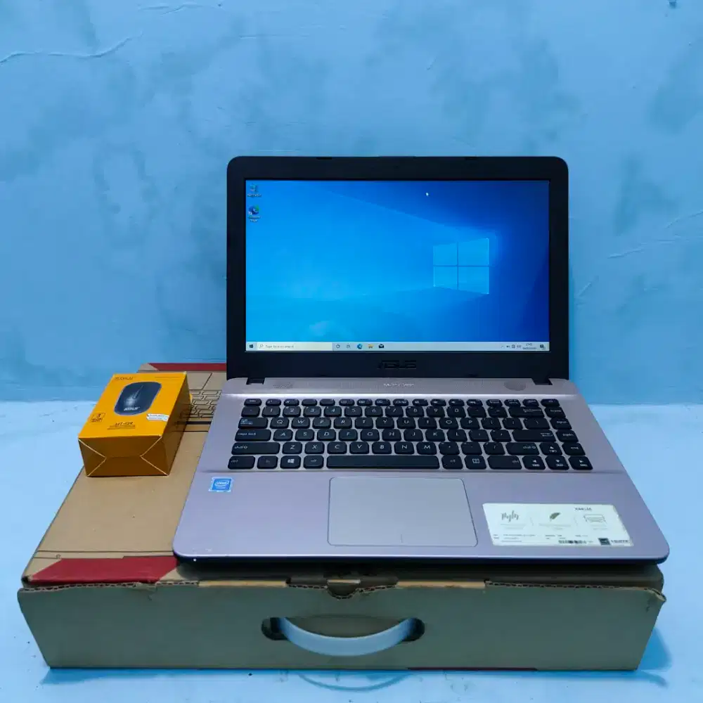 Laptop Asus Slim Ram 4GB Siap pakai Win 10 Pro