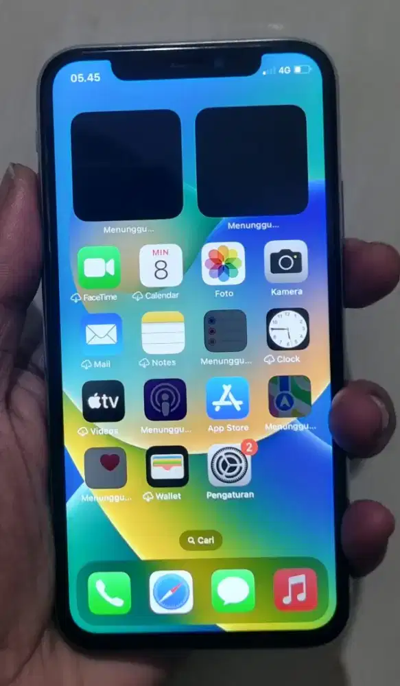 Iphone x 64gb hp charger