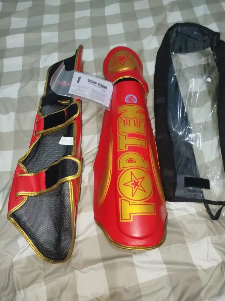 TOPTEN Instep Shin Guard WAKO – Perlindungan Maksimal Kickboxing
